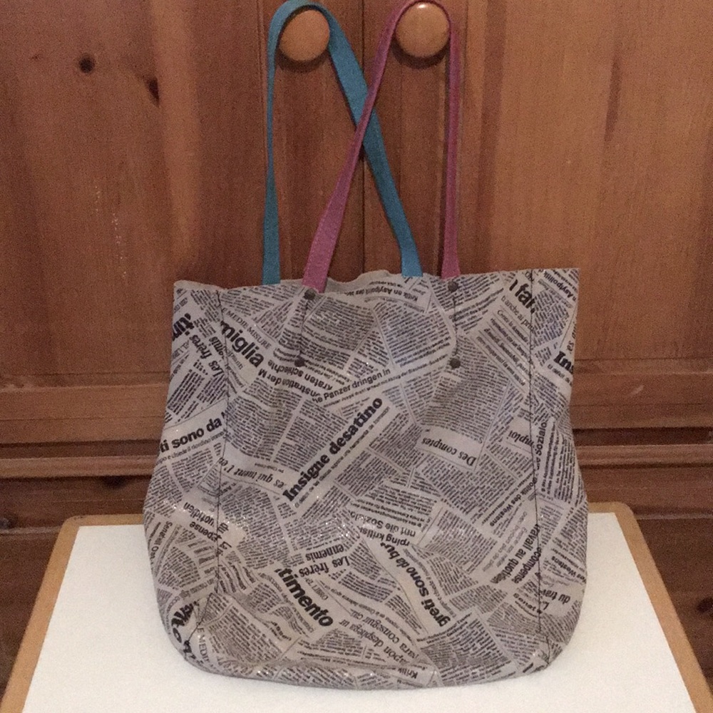 Maurizio Taiuti vintage leather handbag